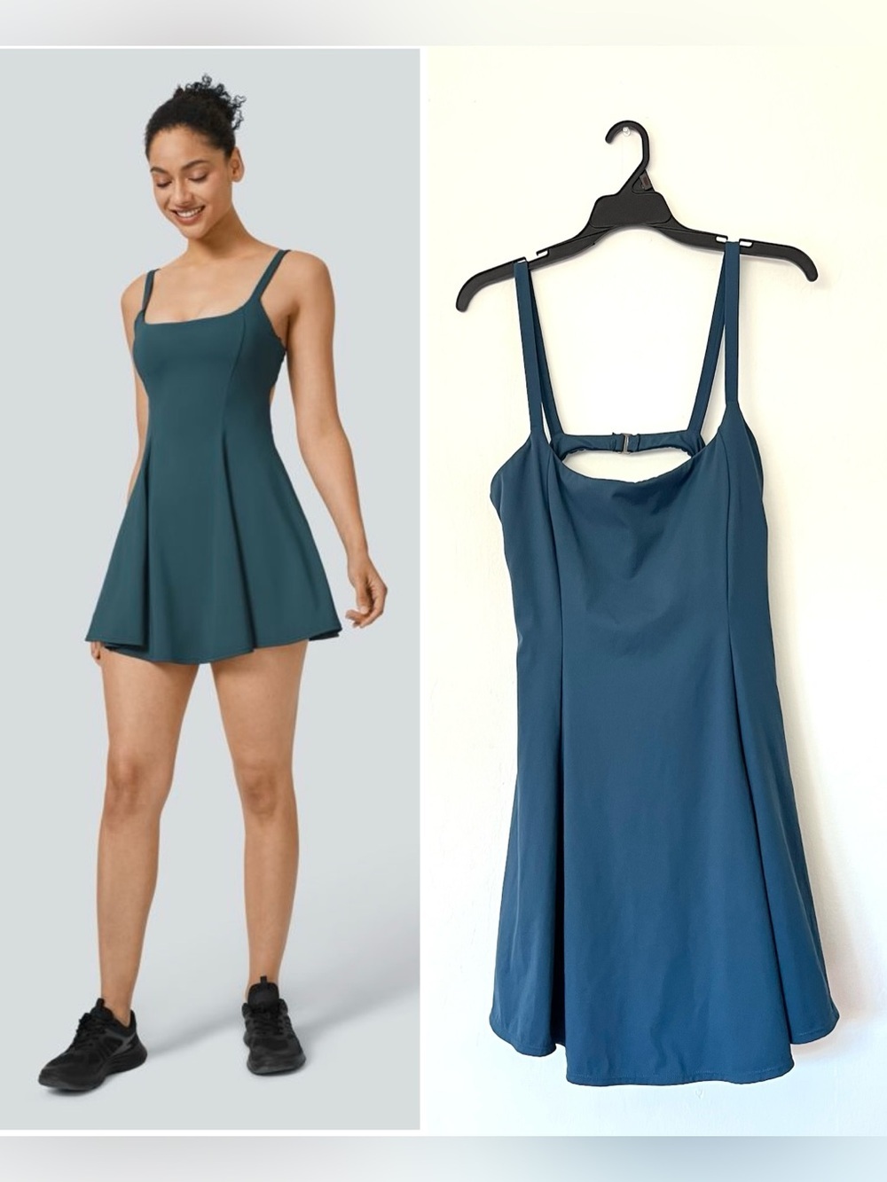 Halara SoftlyZero QuickDry Cut Out 2-in-1 Pocket Mini Slip Tennis Active Dress